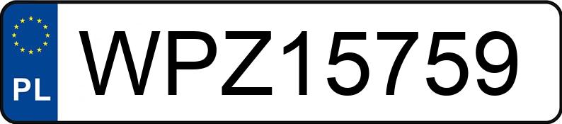 Numer rejestracyjny WPZ 15759 posiada SKODA OCTAVIA - WPZ15759