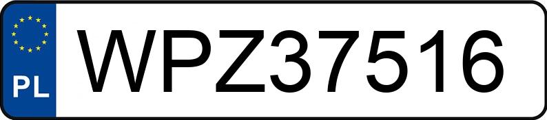 Numer rejestracyjny WPZ 37516 posiada SEAT IBIZA - WPZ37516