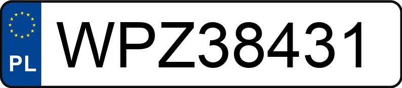 Numer rejestracyjny WPZ 38431 posiada VOLKSWAGEN PASSAT TDI VARIANT - WPZ38431