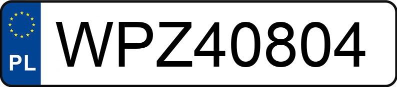 Numer rejestracyjny WPZ 40804 posiada OPEL ASTRA - WPZ40804