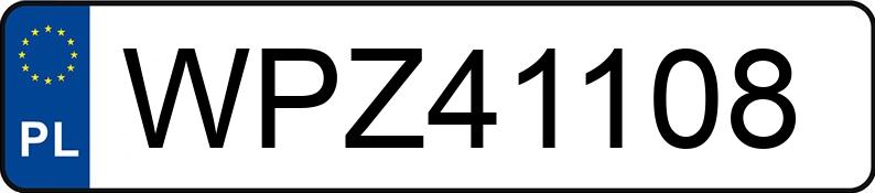 Numer rejestracyjny WPZ 41108 posiada CITROEN BERLINGO 2.0 HDI - WPZ41108