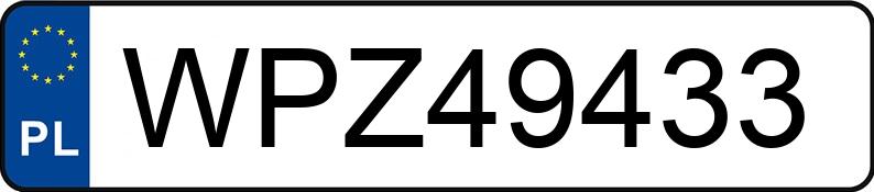 Numer rejestracyjny WPZ 49433 posiada SKODA OCTAVIA - WPZ49433 Numer rejestracyjny WPZ 49433 posiada SKODA OCTAVIA - WPZ49433