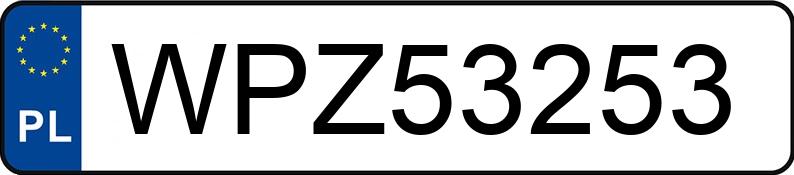 Numer rejestracyjny WPZ 53253 posiada AUDI A5 SPORTBACK - WPZ53253 Numer rejestracyjny WPZ 53253 posiada AUDI A5 SPORTBACK - WPZ53253