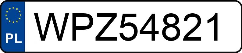 Numer rejestracyjny WPZ 54821 posiada AUDI A6 AVANT - WPZ54821 Numer rejestracyjny WPZ 54821 posiada AUDI A6 AVANT - WPZ54821