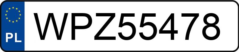Numer rejestracyjny WPZ 55478 posiada VOLVO S60 - WPZ55478