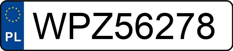 Numer rejestracyjny WPZ 56278 posiada AUDI A4 2.0 TDi DPF MR`07 E4 B8 A4 2.0 TDi DPF MR`07 E4 B8 - WPZ56278