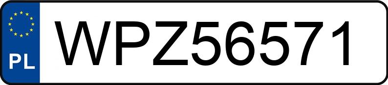 Numer rejestracyjny WPZ 56571 posiada BMW 320I - WPZ56571