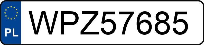 Numer rejestracyjny WPZ 57685 posiada VOLVO V60 - WPZ57685 Numer rejestracyjny WPZ 57685 posiada VOLVO V60 - WPZ57685