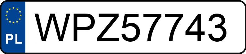 Numer rejestracyjny WPZ 57743 posiada MERCEDES-BENZ A 170 - WPZ57743