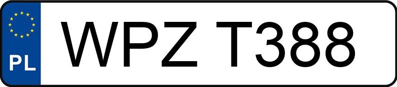 Numer rejestracyjny WPZ T388 posiada URSUS 912 912 - WPZT388
