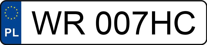Numer rejestracyjny WR 007HC posiada MERCEDES-BENZ SPRINTER 413 CDI - WR007HC