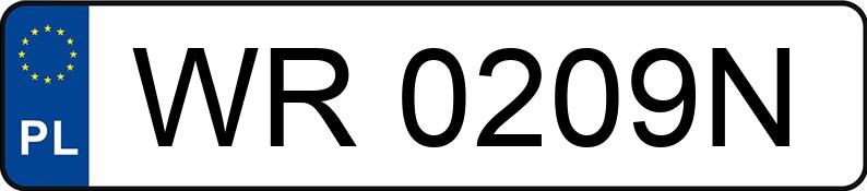 Numer rejestracyjny WR 0209N posiada AUDI A6 LIMOUSINE - WR0209N