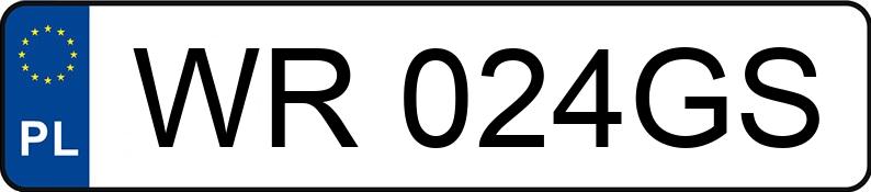 Numer rejestracyjny WR 024GS posiada OPEL INSIGNIA GRAND SPORT - WR024GS Numer rejestracyjny WR 024GS posiada OPEL INSIGNIA GRAND SPORT - WR024GS