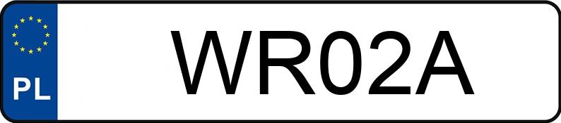 Numer rejestracyjny WR 02A posiada CADILLAC ELDORADO - WR02A