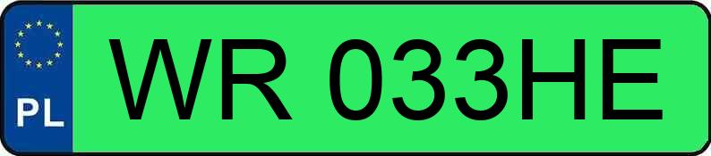 Numer rejestracyjny WR 033HE posiada CITROEN E-C3 AIRCROSS - WR033HE