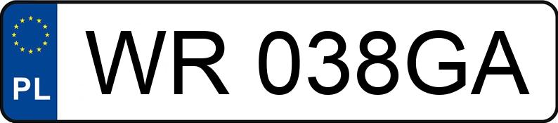 Numer rejestracyjny WR 038GA posiada RENAULT ESPACE - WR038GA Numer rejestracyjny WR 038GA posiada RENAULT ESPACE - WR038GA