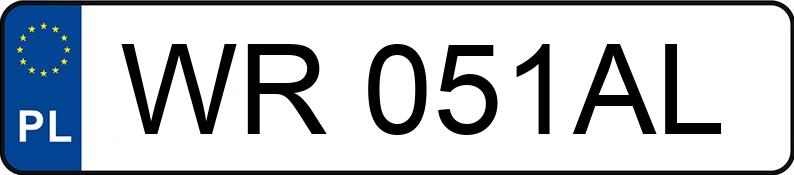 Numer rejestracyjny WR 051AL posiada ALFA ROMEO 159 1.8 16V MPI MR`05 E4 939 Impression - WR051AL
