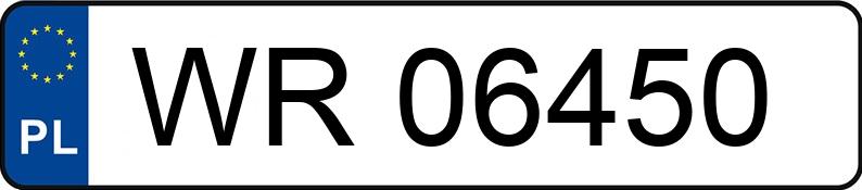 Numer rejestracyjny WR06450 posiada JEEP Grand Cherokee II MR`99 Limited