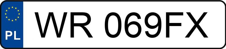 Numer rejestracyjny WR 069FX posiada SEAT LEON - WR069FX