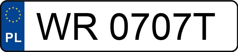 Numer rejestracyjny WR 0707T posiada OPEL INSIGNIA - WR0707T Numer rejestracyjny WR 0707T posiada OPEL INSIGNIA - WR0707T