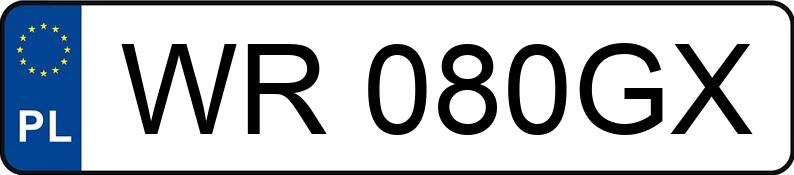 Numer rejestracyjny WR080GX posiada MERCEDES-BENZ G 320 CDI MR`06 E4 463 G 320 CDI MR`06 E4 463