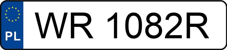 Numer rejestracyjny WR 1082R posiada MERCEDES-BENZ E - WR1082R