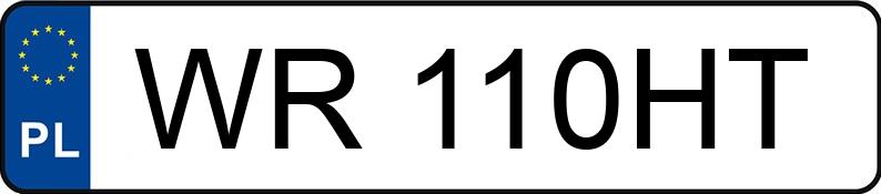 Numer rejestracyjny WR 110HT posiada MERCEDES-BENZ S 320 - WR110HT