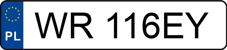 Numer rejestracyjny WR 116EY posiada OPEL Corsa C 1.2 MR`00 E3 Cosmo - WR116EY