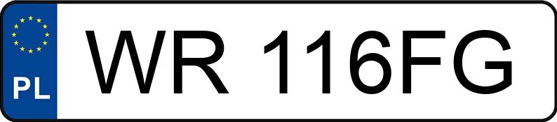 Numer rejestracyjny WR 116FG posiada VOLKSWAGEN PASSAT - WR116FG Numer rejestracyjny WR 116FG posiada VOLKSWAGEN PASSAT - WR116FG