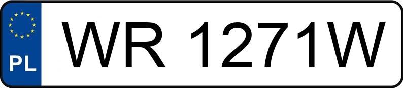 Numer rejestracyjny WR 1271W posiada PEUGEOT 206 - WR1271W Numer rejestracyjny WR 1271W posiada PEUGEOT 206 - WR1271W