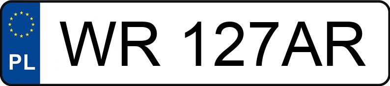 Numer rejestracyjny WR 127AR posiada AUDI A3 - WR127AR Numer rejestracyjny WR 127AR posiada AUDI A3 - WR127AR