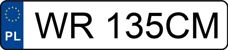 Numer rejestracyjny WR 135CM posiada TOYOTA COROLLA 1.4 D-4D - WR135CM