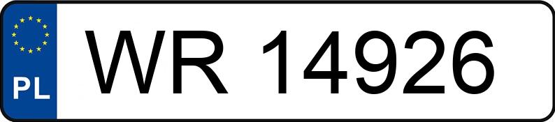 Numer rejestracyjny WR14926 posiada FIAT Ducato 14(13) 2.5 Diesel 2.8t Ducato 14(13) 2.5 Diesel 2.8t