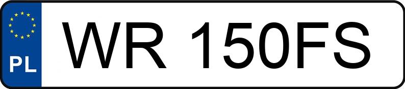 Registreringsnumret WR 150FS har SKODA Fabia II 1.2 MR`11 E5 HTP Family - WR150FS