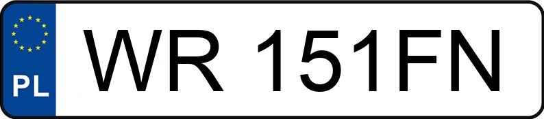 Numer rejestracyjny WR 151FN posiada AUDI A6 LIMOUSINE - WR151FN Numer rejestracyjny WR 151FN posiada AUDI A6 LIMOUSINE - WR151FN