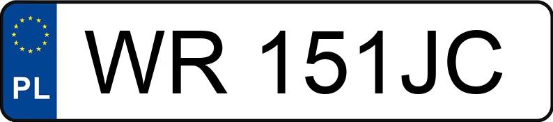Numer rejestracyjny WR 151JC posiada CUPRA TERRAMAR - WR151JC
