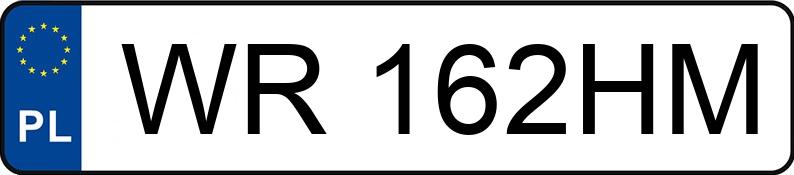 Numer rejestracyjny WR 162HM posiada BMW 540 Diesel MR`23 E6d/e G60 xDrive Steptronic - WR162HM