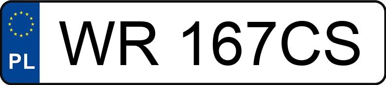 Numer rejestracyjny WR 167CS posiada BMW 325D - WR167CS