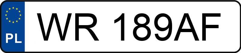 Numer rejestracyjny WR 189AF posiada SUZUKI SX4 VVT MR`10 E5 Premium 4WD - WR189AF Numer rejestracyjny WR 189AF posiada SUZUKI SX4 VVT MR`10 E5 Premium 4WD - WR189AF