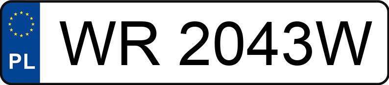 Numer rejestracyjny WR 2043W posiada HONDA Jazz 1.4i MR`02 E3 LS - WR2043W