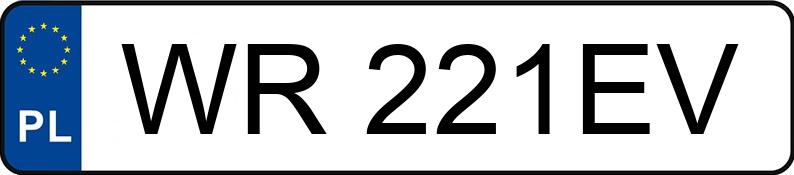 Numer rejestracyjny WR 221EV posiada OPEL Vectra C 1.9 CDTI MR`05 E4 Elegance - WR221EV