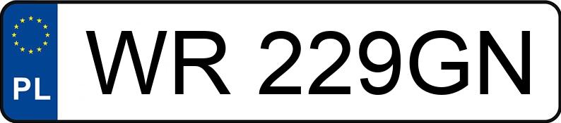 Numer rejestracyjny WR 229GN posiada BMW X5 XDRIVE40I - WR229GN Numer rejestracyjny WR 229GN posiada BMW X5 XDRIVE40I - WR229GN