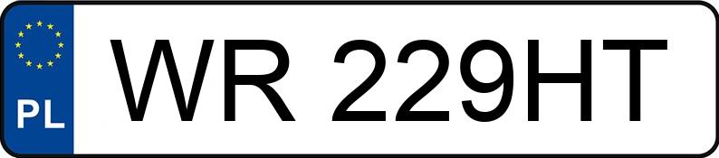Numer rejestracyjny WR 229HT posiada BMW X3 Diesel MR`18 E6 G01 sDrive18d - WR229HT