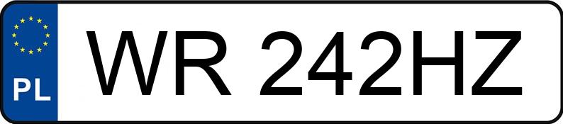 Numer rejestracyjny WR 242HZ posiada Opel Insignia - WR242HZ