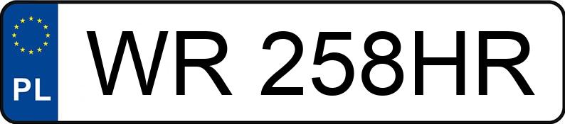 Numer rejestracyjny WR 258HR posiada VOLKSWAGEN Crafter 35 TDI-CR MR`17 E6 3.5t Crafter 35 TDI-CR MR`17 E6 3.5t - WR258HR