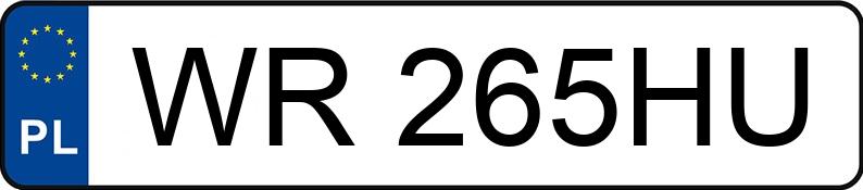 Numer rejestracyjny WR 265HU posiada BMW X3 XDRIVE 20D - WR265HU