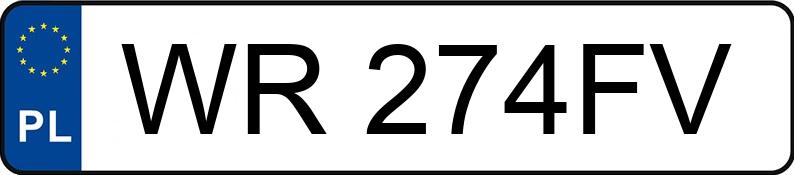 Numer rejestracyjny WR 274FV posiada LEXUS IS 250 - WR274FV Numer rejestracyjny WR 274FV posiada LEXUS IS 250 - WR274FV