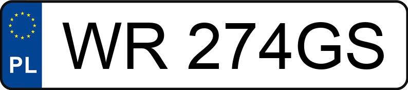 Numer rejestracyjny WR 274GS posiada OPEL Meriva MR`10 E5 Essentia - WR274GS Numer rejestracyjny WR 274GS posiada OPEL Meriva MR`10 E5 Essentia - WR274GS
