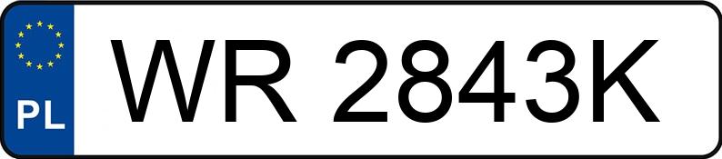 Numer rejestracyjny WR 2843K posiada VOLKSWAGEN GOLF - WR2843K Numer rejestracyjny WR 2843K posiada VOLKSWAGEN GOLF - WR2843K