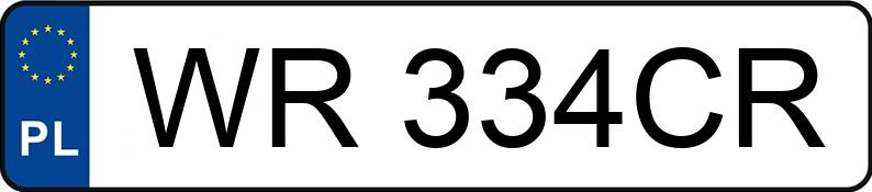 Numer rejestracyjny WR 334CR posiada SKODA FABIA - WR334CR Numer rejestracyjny WR 334CR posiada SKODA FABIA - WR334CR